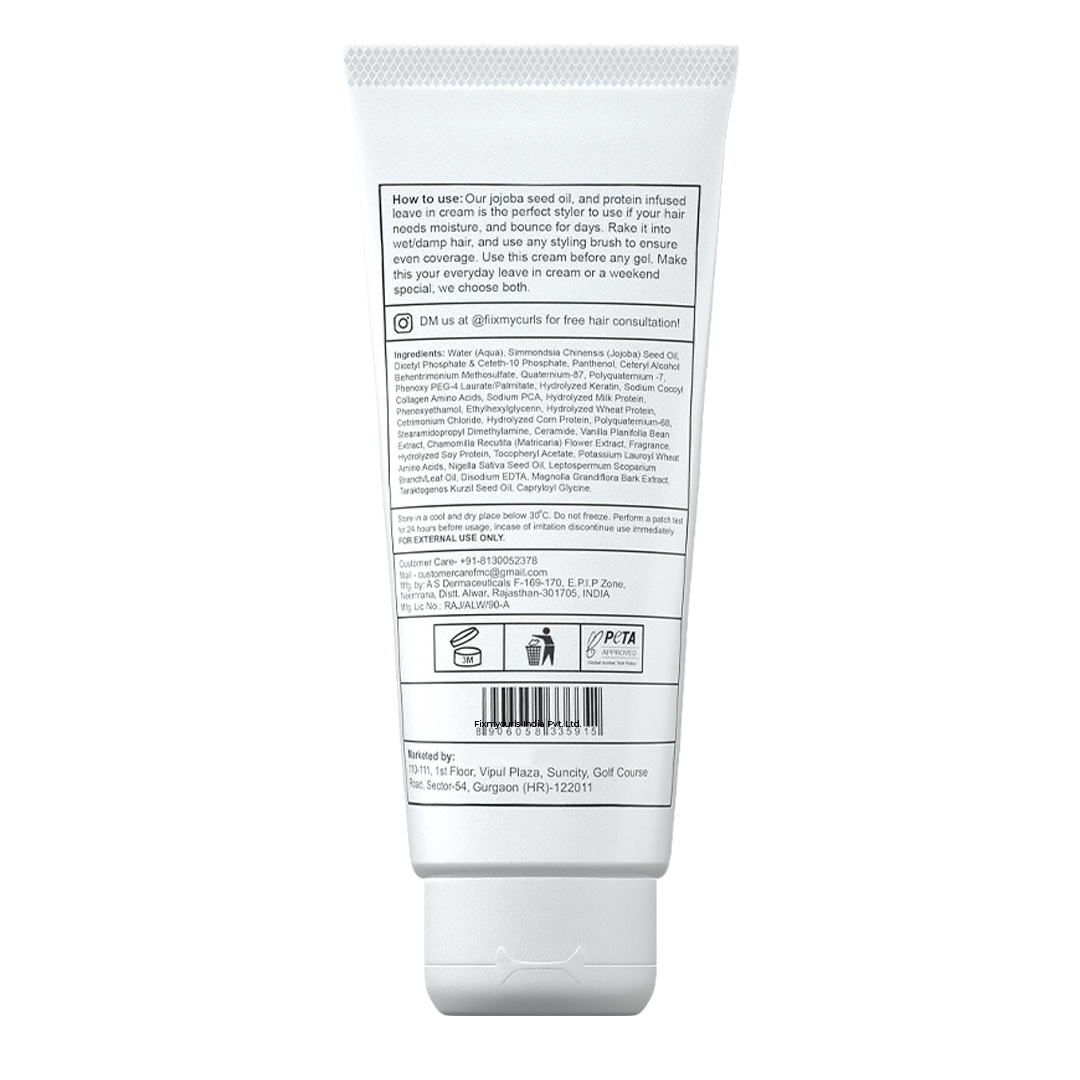 Fix My Curls Leave In Cream - 250gms