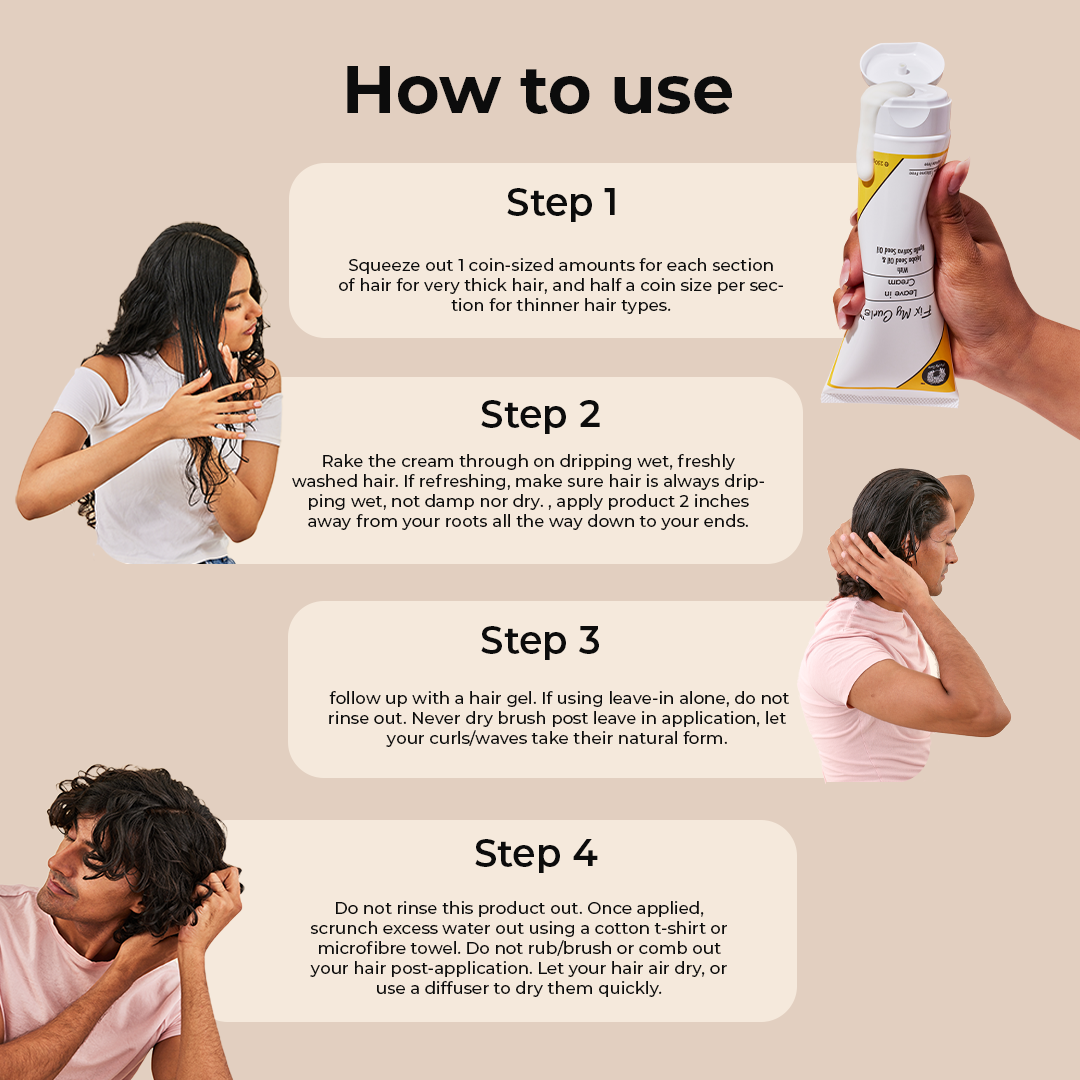 Fix My Curls Leave In Cream - 250gms