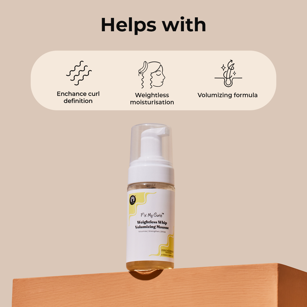Fix My Curls Weightless Whip Volumizing Mousse 100ml