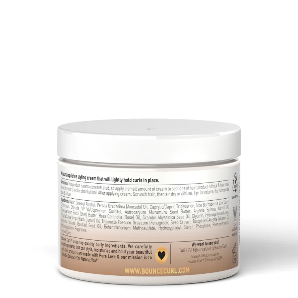 Bounce Curl Avocado & Rose Oil Clump and Define Cream 6oz