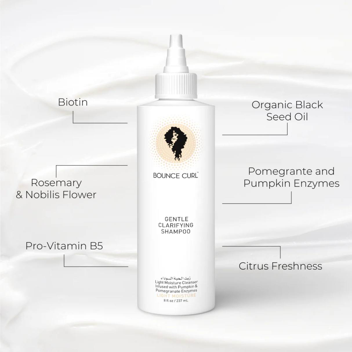 Bounce Curl Gentle Clarifying Shampoo 8oz