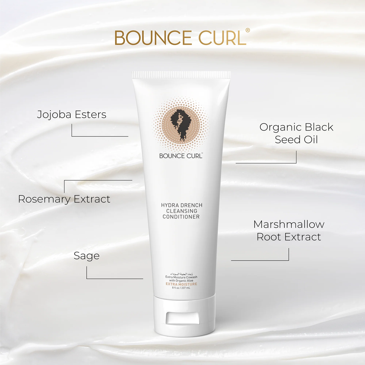 Bounce Curl Hydra Drench Cleansing Conditioner 8oz