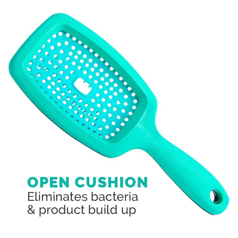Curl Keeper Flexy Brush, Curl Clumping & Detangling Brush - Green