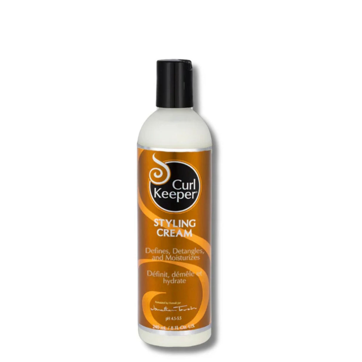 Curl Keeper Styling Cream, Curl Moisturizing Cream For All Curl Types - 8oz