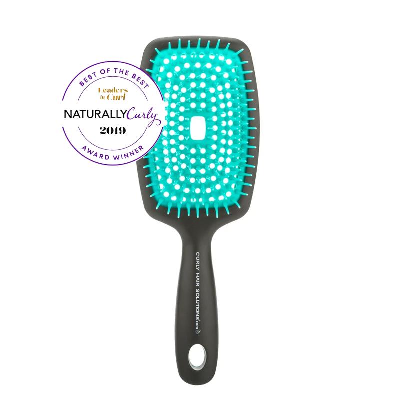 Curl Keeper Flexy Brush, Curl Clumping & Detangling Brush - Green