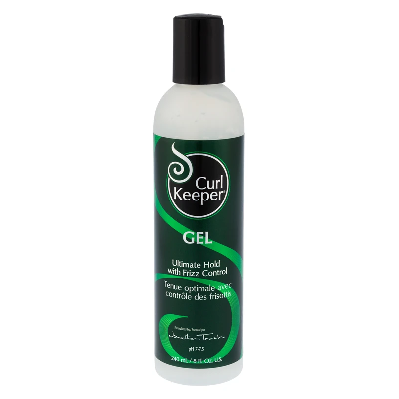 Curl Keeper Gel, Strong Hold Gel for All Curl Types - 8 Oz