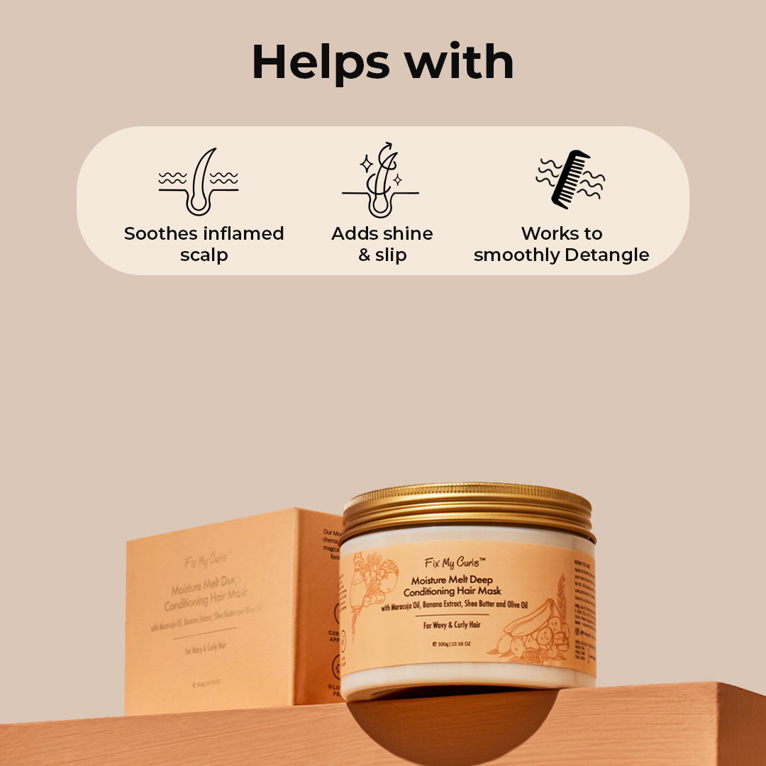 Fix My Curls Moisture Melt Deep Conditioning Hair Mask 150g