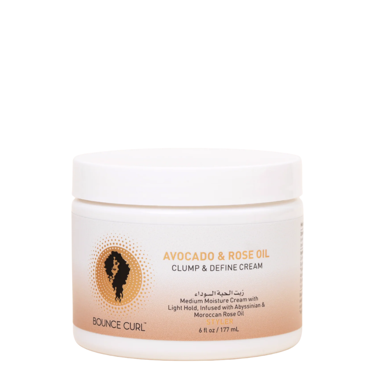 Bounce Curl Avocado & Rose Oil Clump and Define Cream 6oz