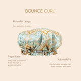 Bounce Curl Reversible Satin Hair Bonnet - Teal