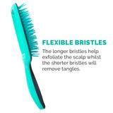 Curl Keeper Flexy Brush, Curl Clumping & Detangling Brush - Green
