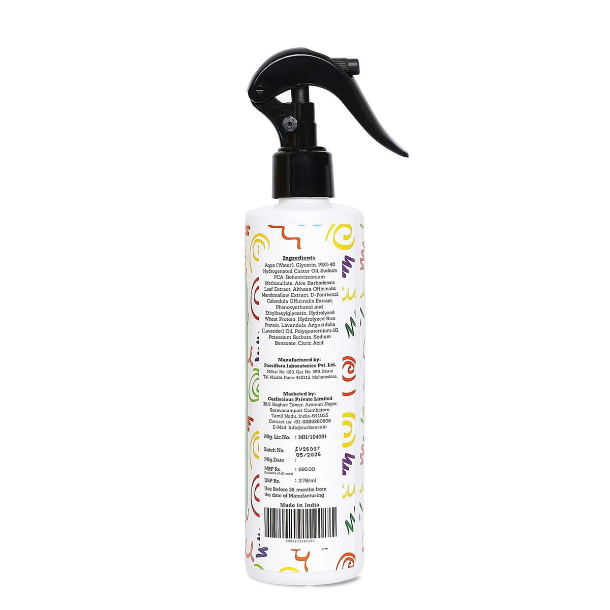 Curlsense Refresh & Detangling Spray – 250ml