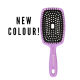 Curl Keeper Flexy Brush, Curl Clumping & Detangling Brush - Purple
