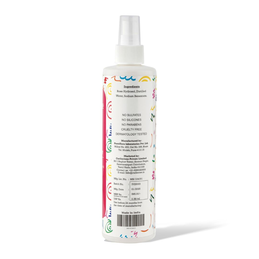 Curlsense - Rose Water Refresh Spray 250ml