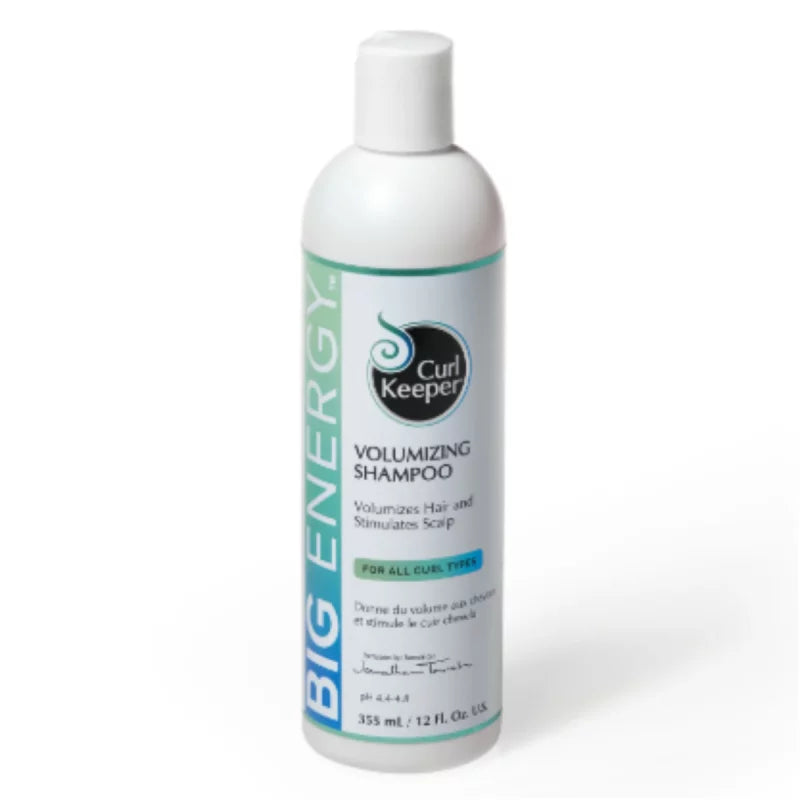 Curl keeper Energy Shampoo, For Volumizing Curls - 12 oz